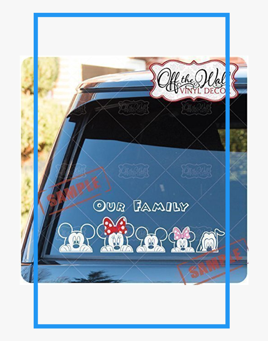 Customize-able Mickey & Minnie Inspired “peeking” Stick - Eeyore Get Off My Tail, HD Png Download, Free Download