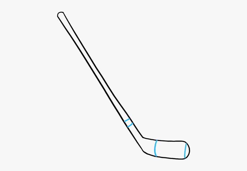 How To Draw Hockey Sticks - Draw A Hockey Stick, HD Png Download, Free Download