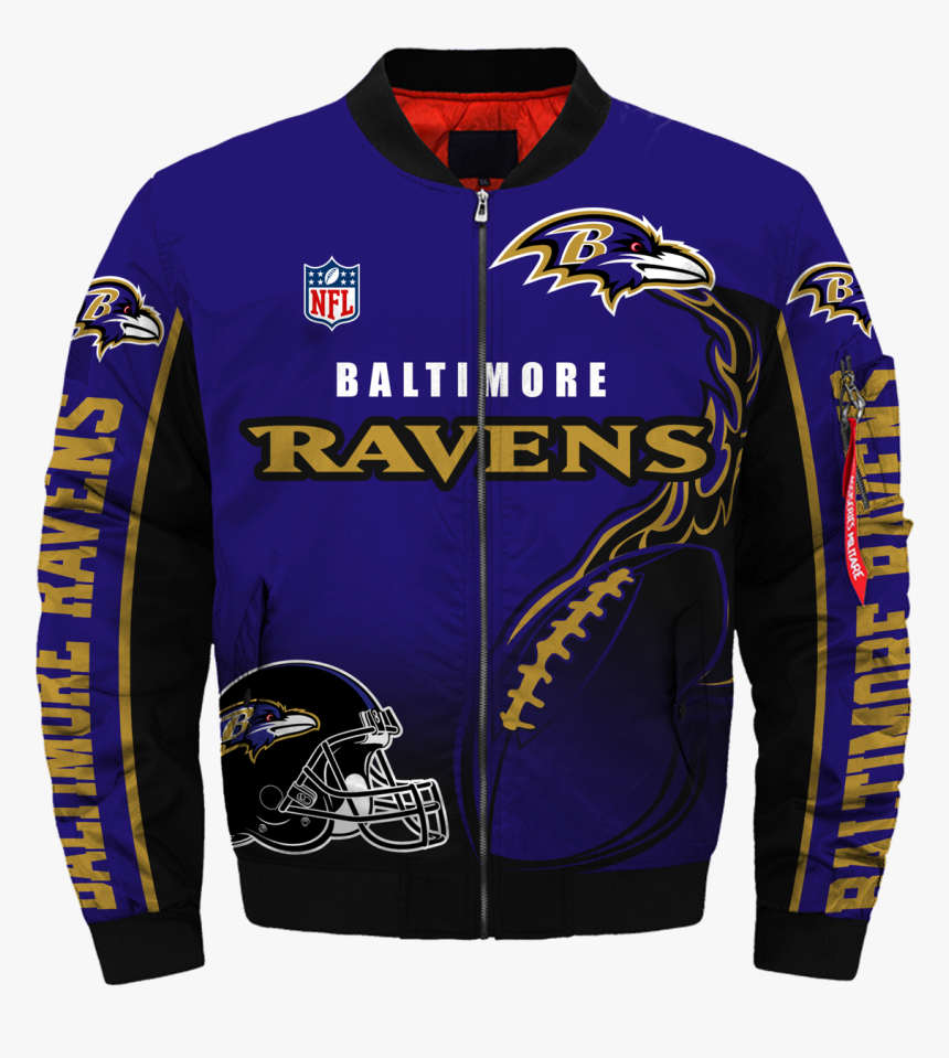 Baltimore Ravens Bomber Jacket, HD Png Download - kindpng