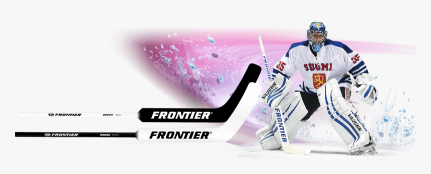 Atte Engren With Frontier 9985g Classic Stick - College Ice Hockey, HD Png Download, Free Download