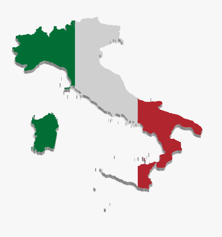 Simple Printable Italy Map, HD Png Download, Free Download