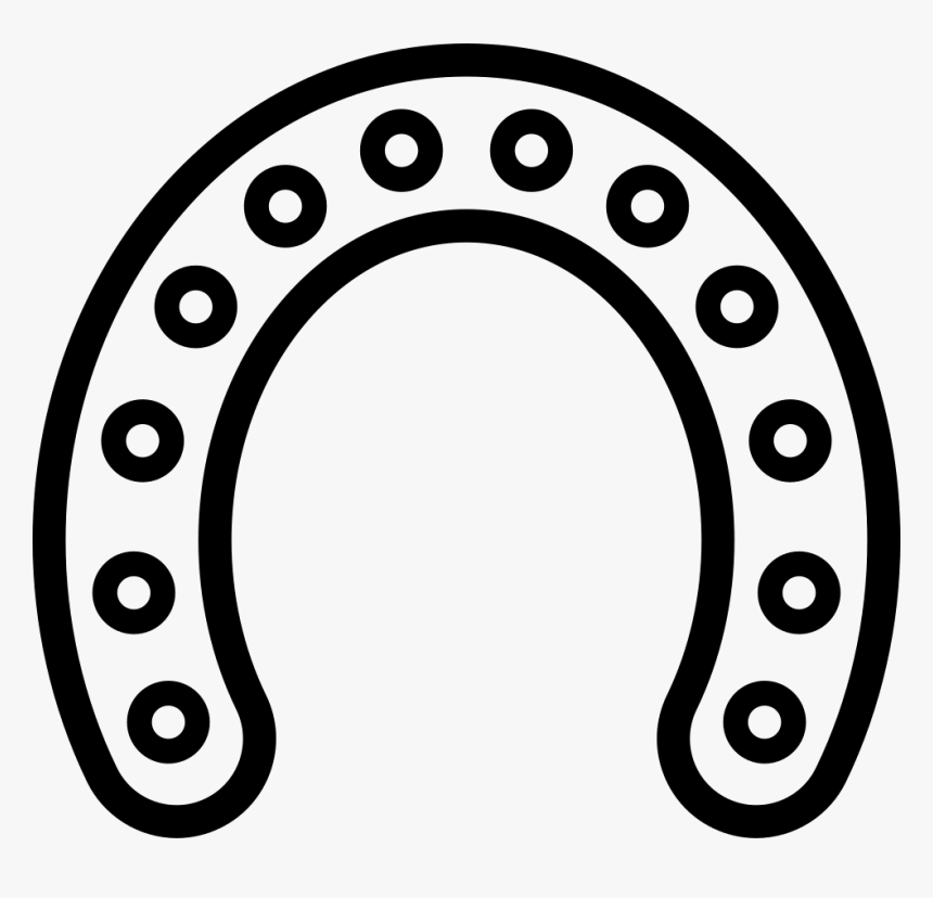 Horseshoe Outline With Circular Holes Along All Its - Jesse Dean Design, HD Png Download, Free Download