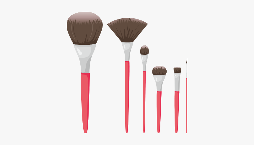 #makeup #brushes #pink - Makeup Brushes, HD Png Download, Free Download