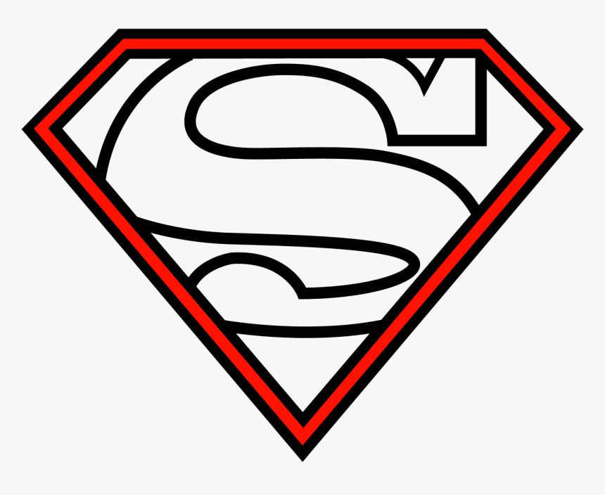 How To Draw The Superman Logo Central Png - Easy Drawings Of Superman Symbol, Transparent Png, Free Download