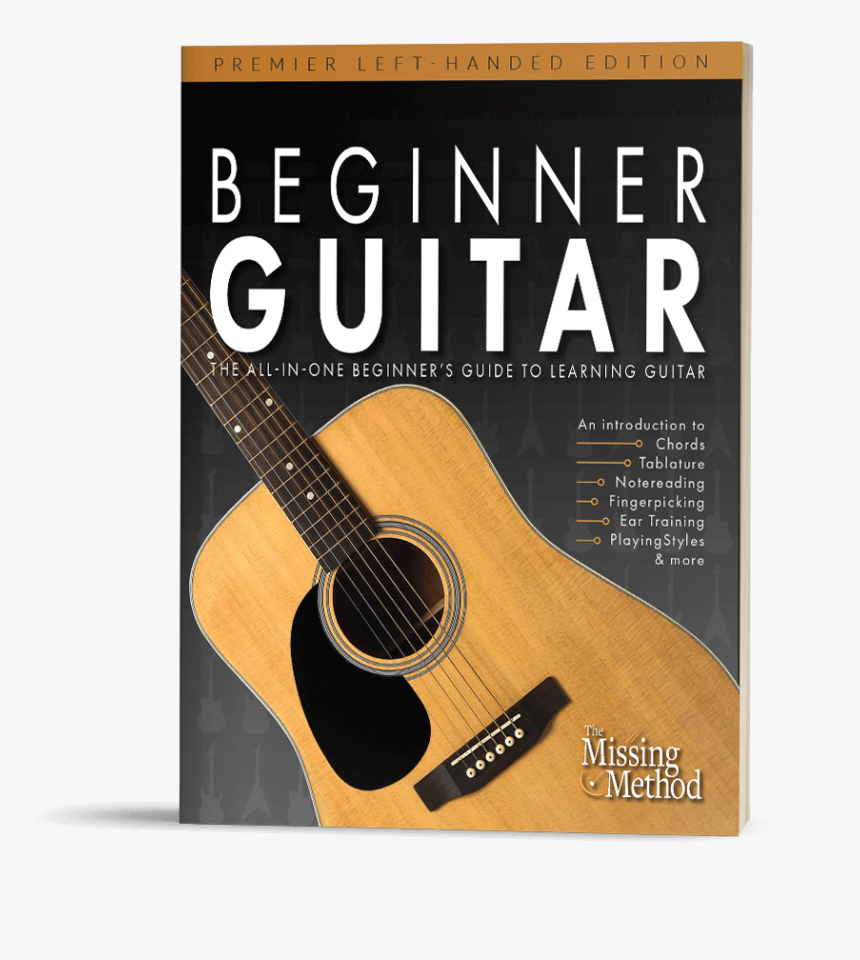 Beginner Guitar, Left-handed Edition - Acoustic Guitar, HD Png Download, Free Download