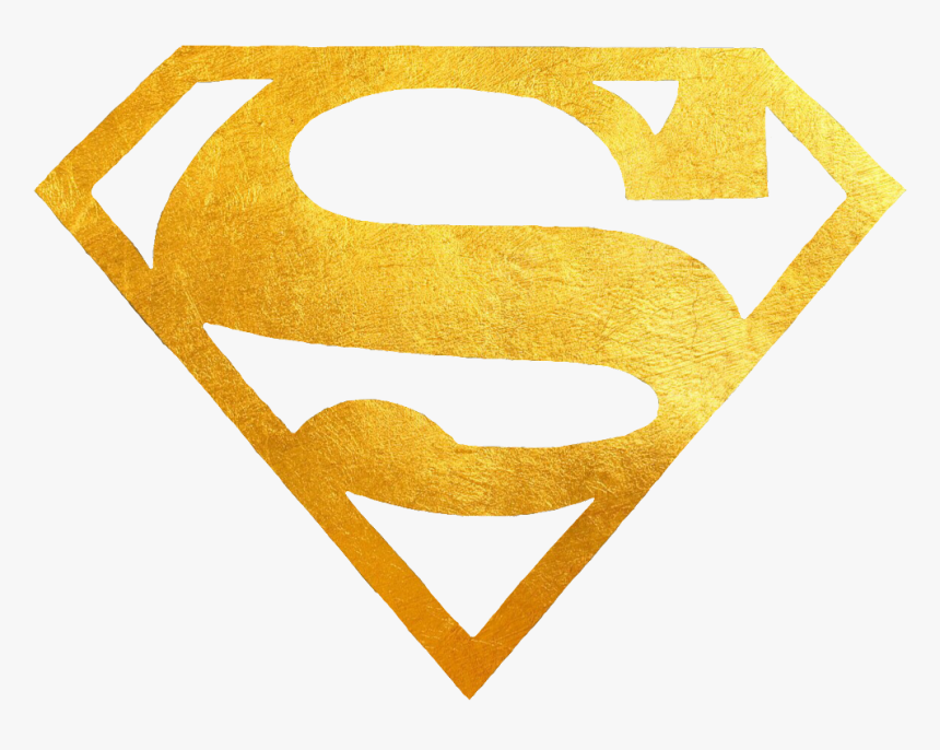 #supermanlogo #gold #logo #freetoedit - Superman Svg File Free, HD Png Download, Free Download