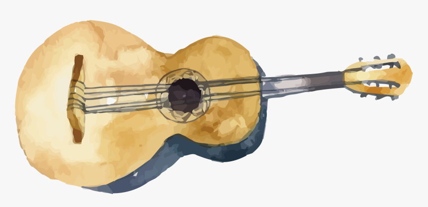 Cuatro Ukulele Guitar Broken Vector Acoustic Clipart - Vector Broken Png Guitar, Transparent Png, Free Download