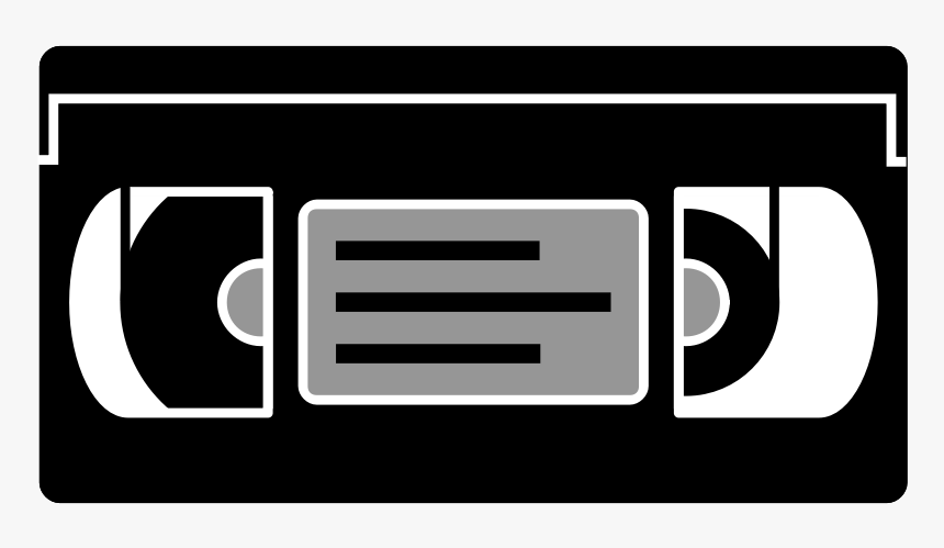 Simple Vhs Tape - Video Tape Clip Art, HD Png Download, Free Download