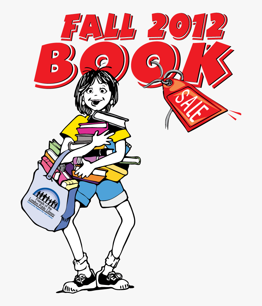 Friends Of London Public Library Annual Book Sale - Cartoon, HD Png Download, Free Download