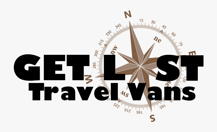 Get Lost Travel Vans Logo - Graphic Design, HD Png Download, Free Download
