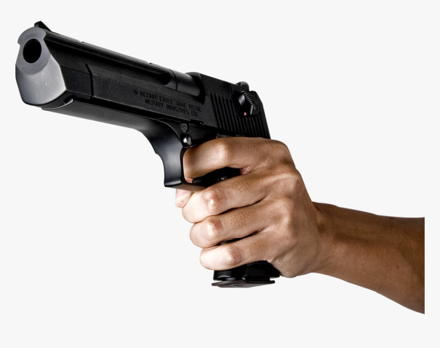 Hand With Gun Png, Transparent Png, Free Download