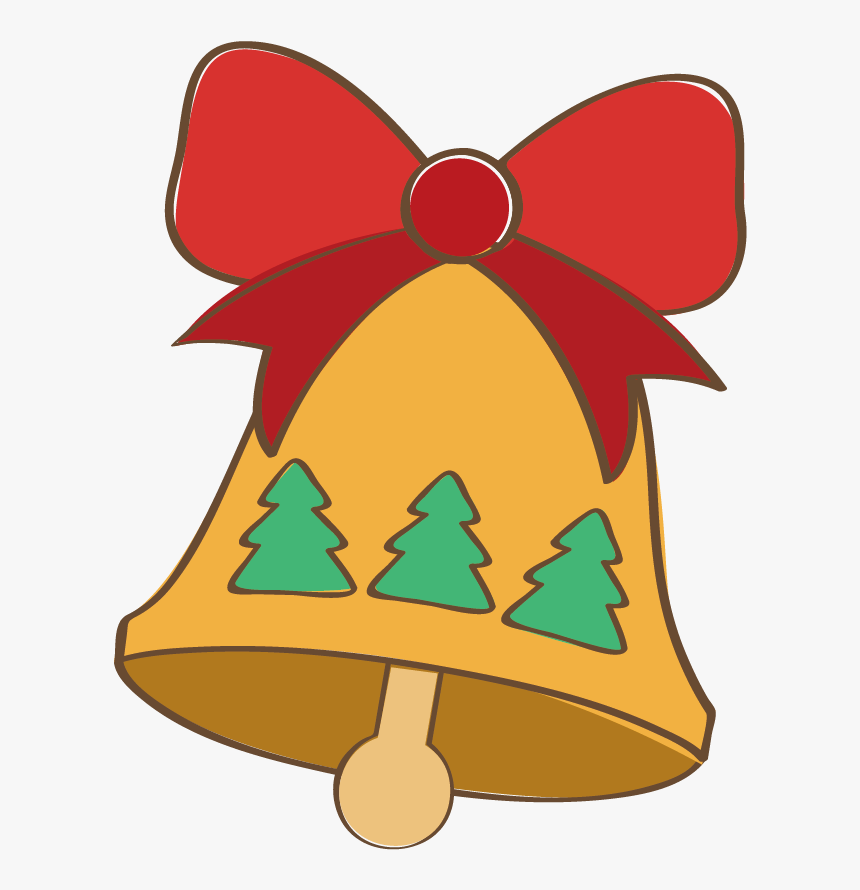 Transparent Jingle Bells Png - Easy Christmas Bell Drawing, Png Download, Free Download