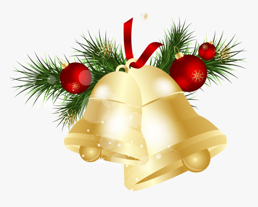 Jingle Bells Png Free Background - New Year Decoration Png, Transparent Png, Free Download