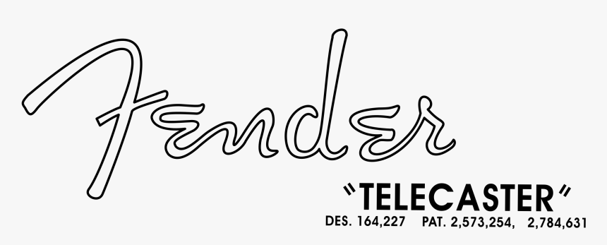 Fender Logo Png Transparent - Fender Telecaster, Png Download, Free Download