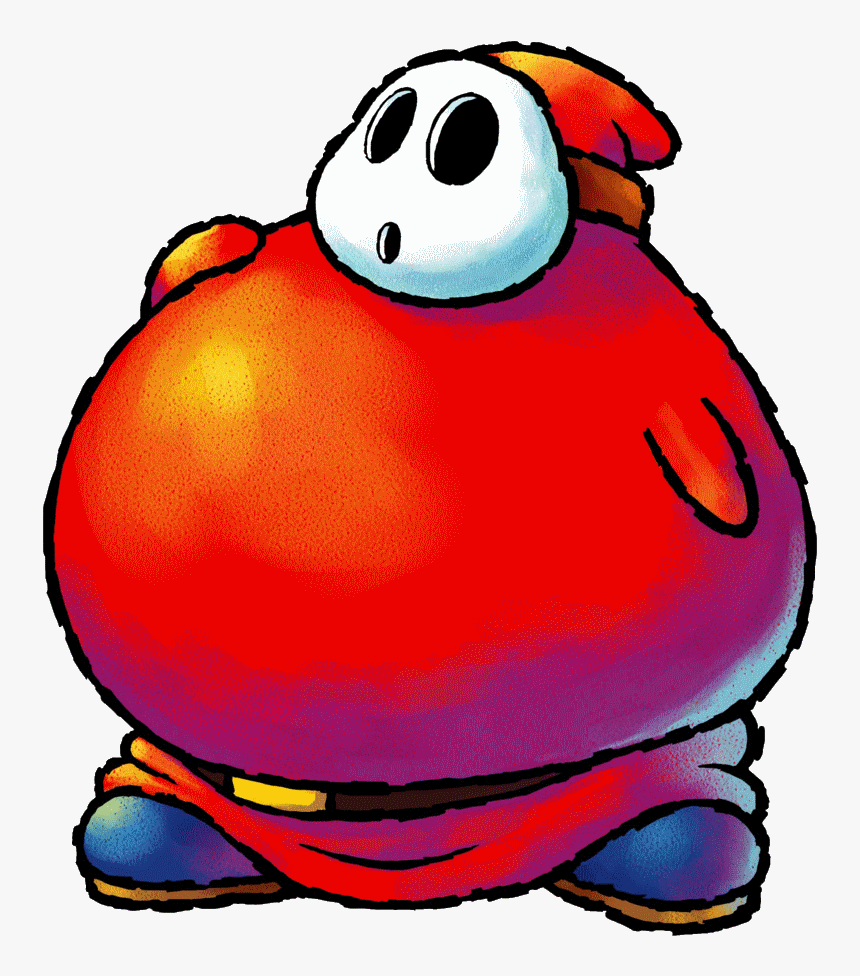 Transparent Fat Guy Png - Fat Shy Guy Mario, Png Download, Free Download