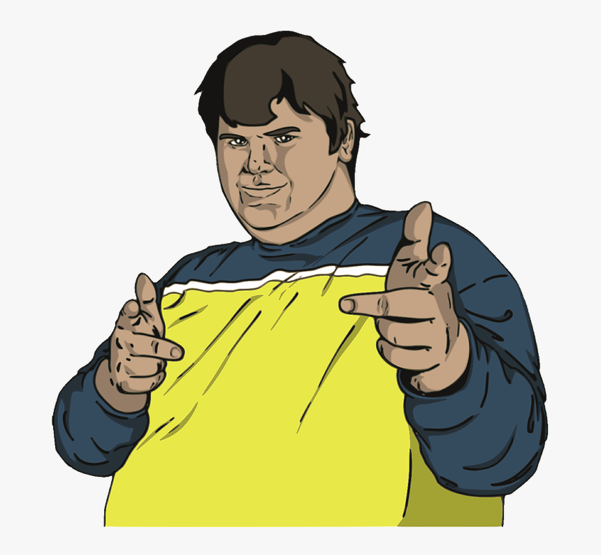 Fat Guy Clipart Transparent Background - Thumbs Up Guy Clipart, HD Png Download, Free Download