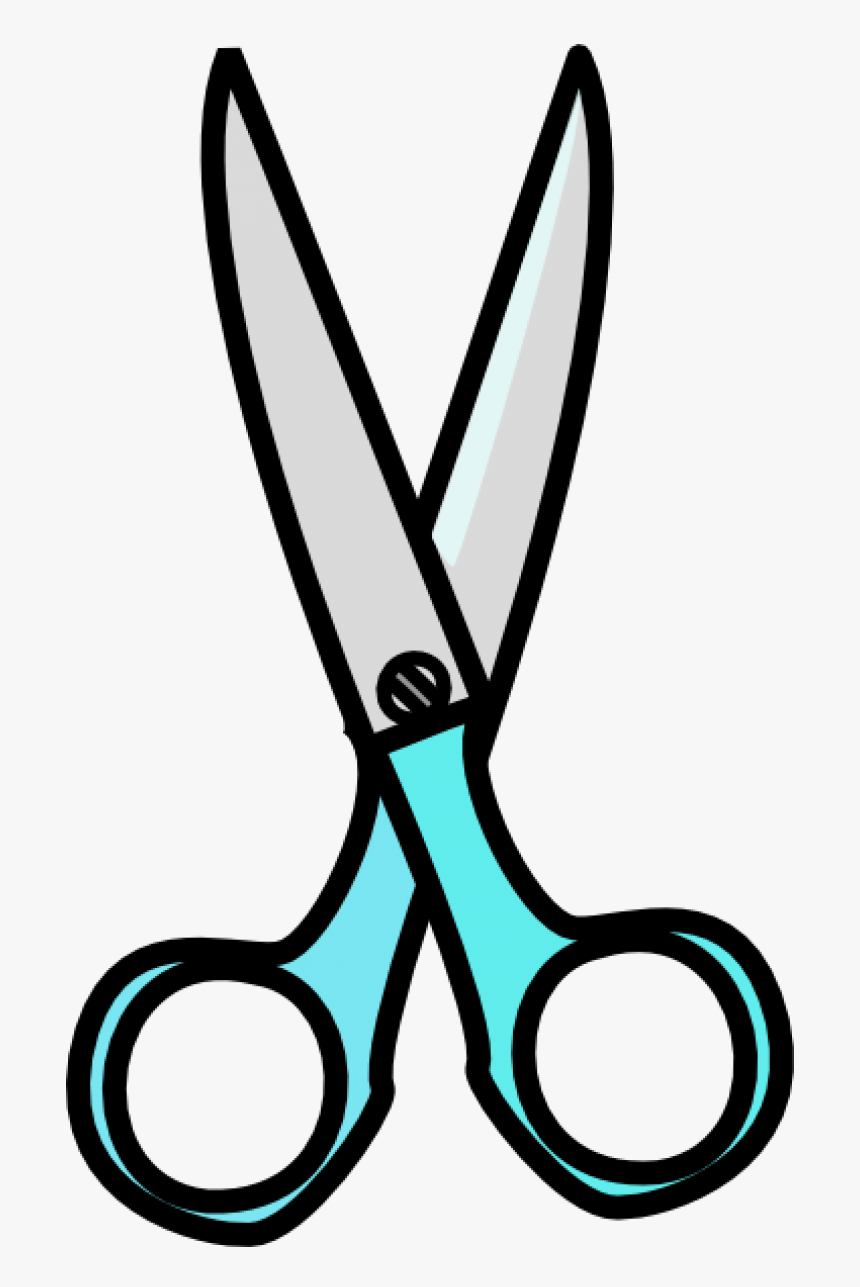 Hair Scissors Clip Art Style - Scissors Clipart, HD Png Download, Free Download