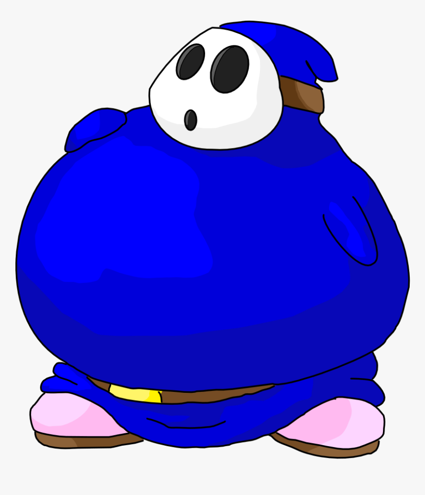 Blue Fat Guy - Cartoon, HD Png Download, Free Download