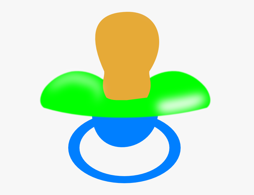 Blue And Green Pacifier Svg Clip Arts Pacifier Hd Png Download Kindpng