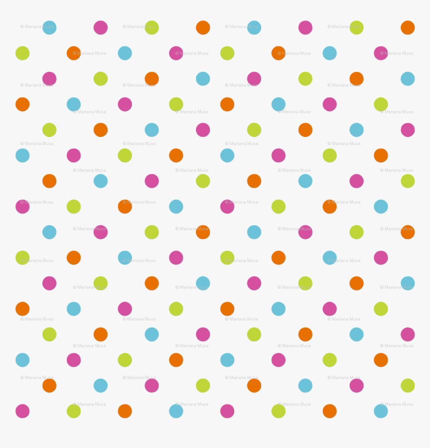 Transparent Gold Dots Png - Coloured Dots Pattern Png, Png Download, Free Download