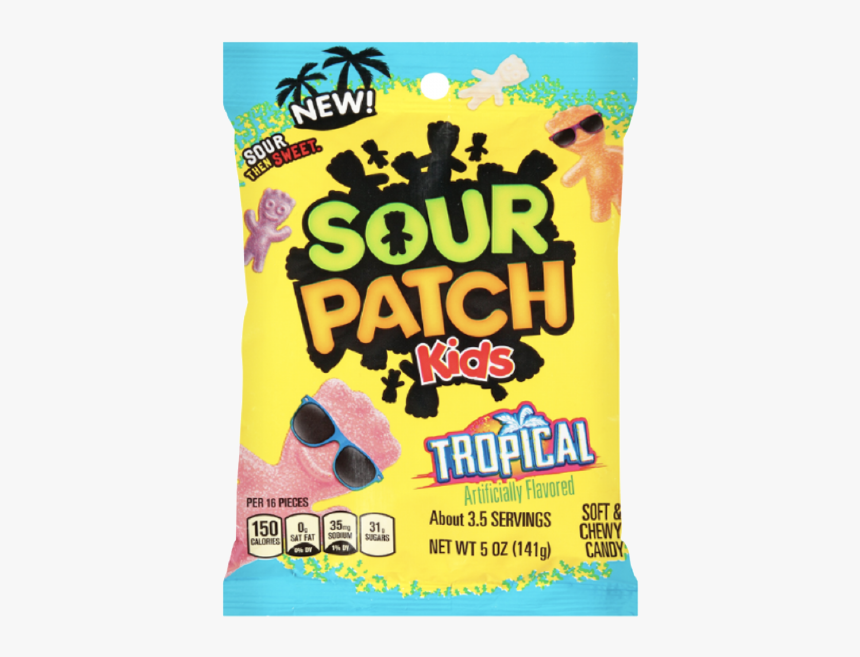 Sour Patch Kids Tropical - Sour Patch Tropical 24oz, HD Png Download, Free Download