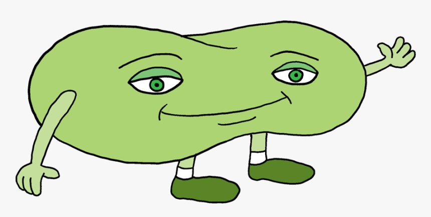 Fat Green Beans Cartoon, HD Png Download, Free Download