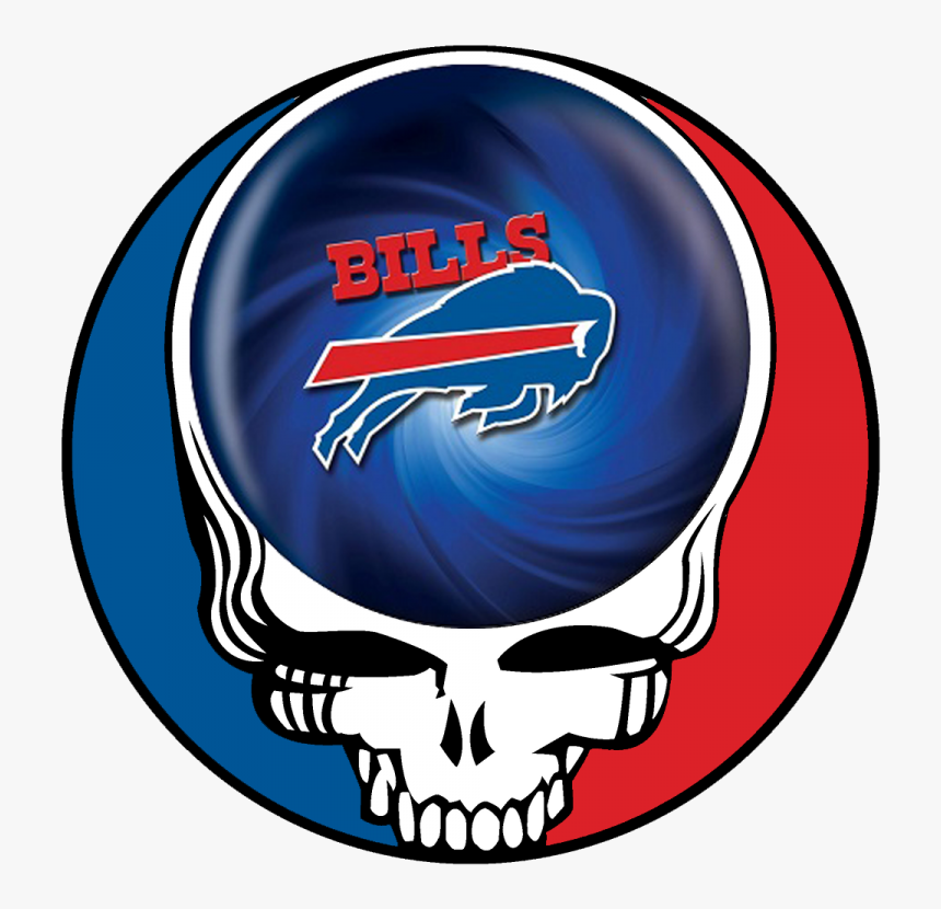 Buffalo Bills Skull Logo Iron On Stickers Heat Transfer - Grateful Dead Logo, HD Png Download, Free Download