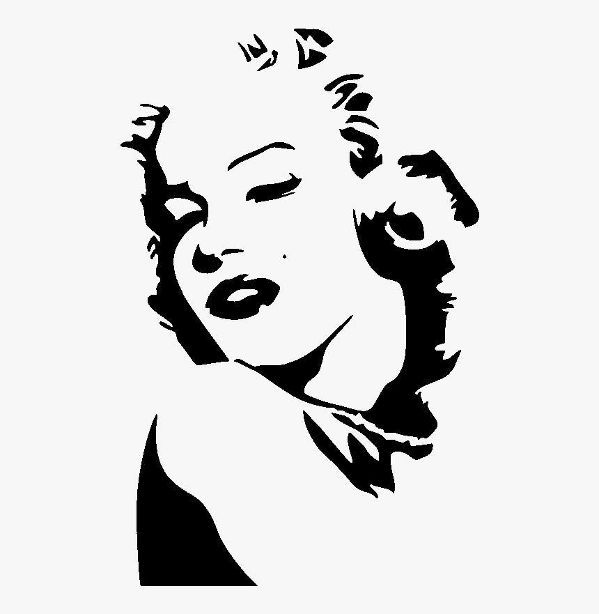 Marilyn Diptych Printmaking Pop Art Black And White - Marilyn Monroe Black And White Pop Art, HD Png Download, Free Download