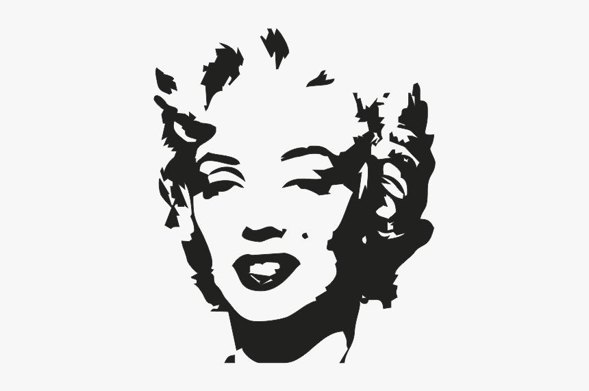 Marilyn Diptych Campbell"s Soup Cans Gold Marilyn Monroe - Andy Warhol Marilyn Monroe Black And White, HD Png Download, Free Download