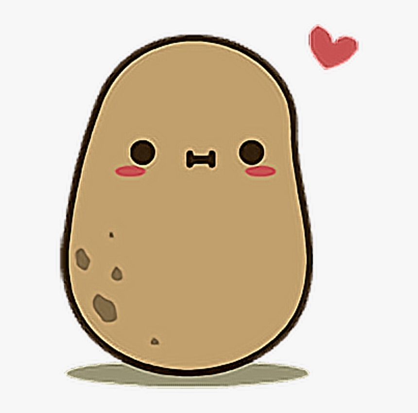 Transparent Cute Food Png - Kawaii Potato, Png Download, Free Download