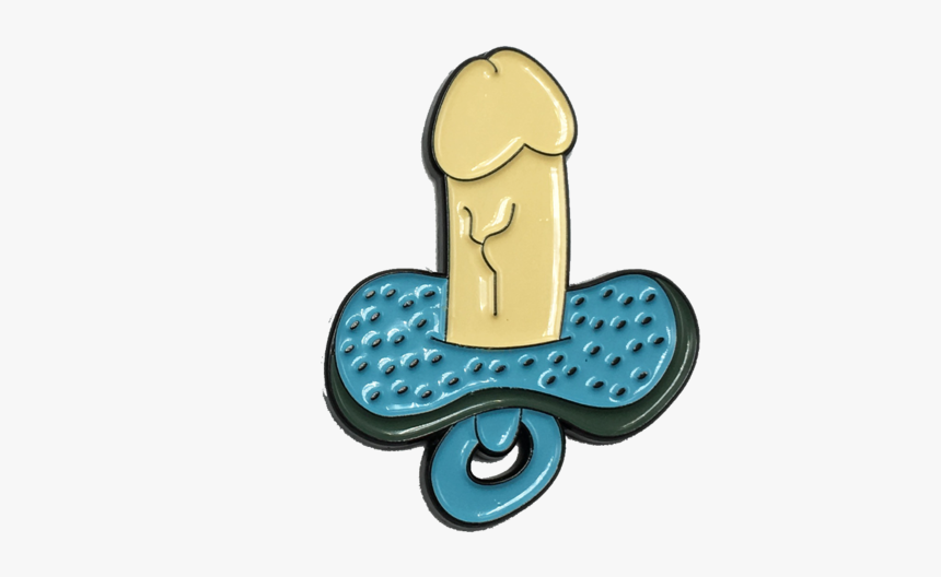 Penis Pacifier Pin - Penis Clipart, HD Png Download, Free Download