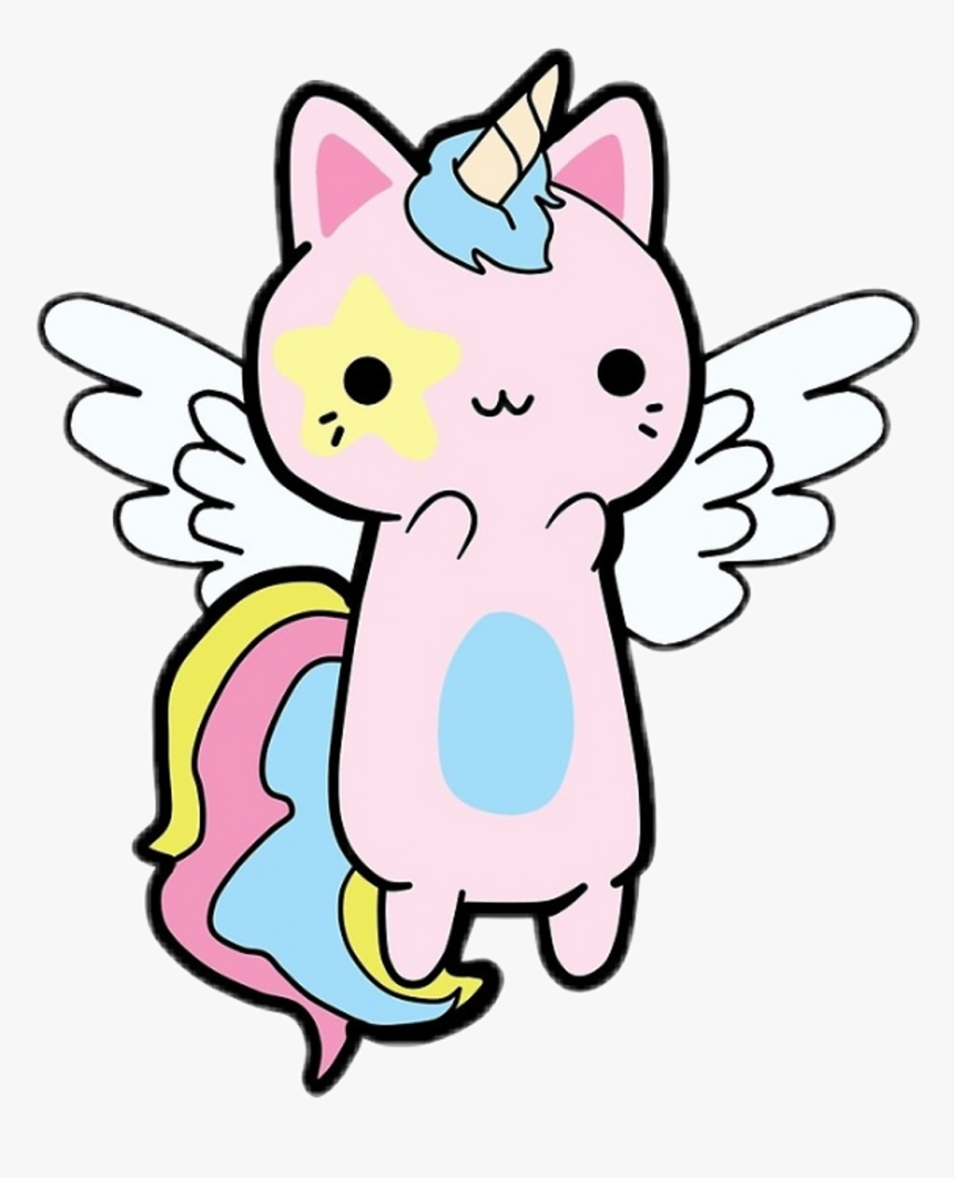 Kawaii Caticorn , Png Download - Kawaii Unicorn, Transparent Png, Free Download