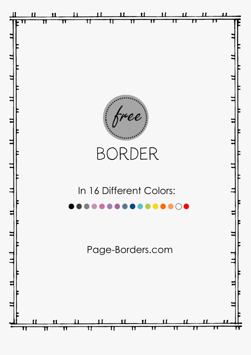 Page Design Border Drawing, HD Png Download, Free Download