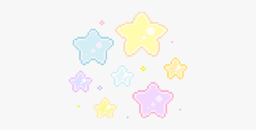 Pixel Pixels Stars Tumblr Kawaii Aesthetic Cutout Notmi - Transparent Pixel Star Gif, HD Png Download, Free Download