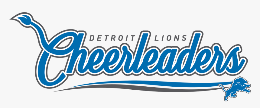 Transparent Detroit Lions Logo Png - Detroit Lions Cheerleaders Logo, Png Download, Free Download