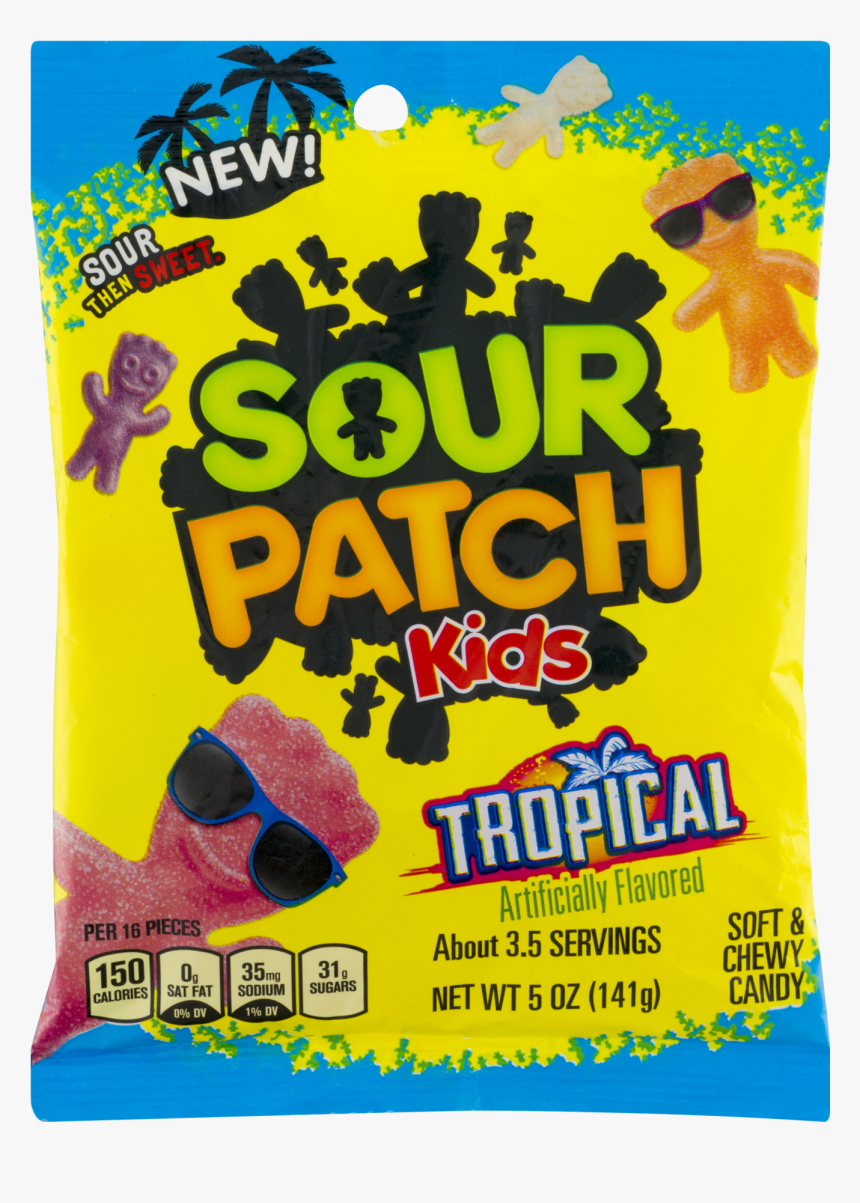 Sour Patch Tropical Flavors, HD Png Download, Free Download