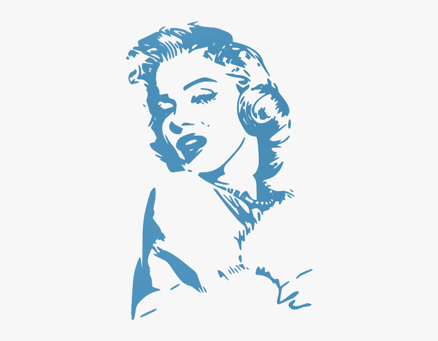 Decal Marilyn Monroe Silhouette, HD Png Download, Free Download