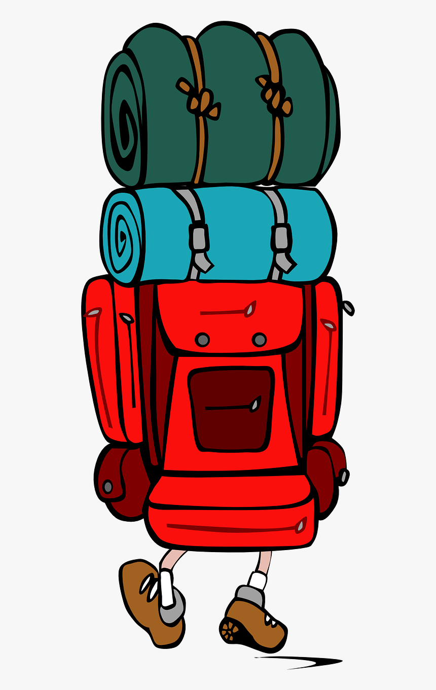 Backpacking Clipart, HD Png Download, Free Download