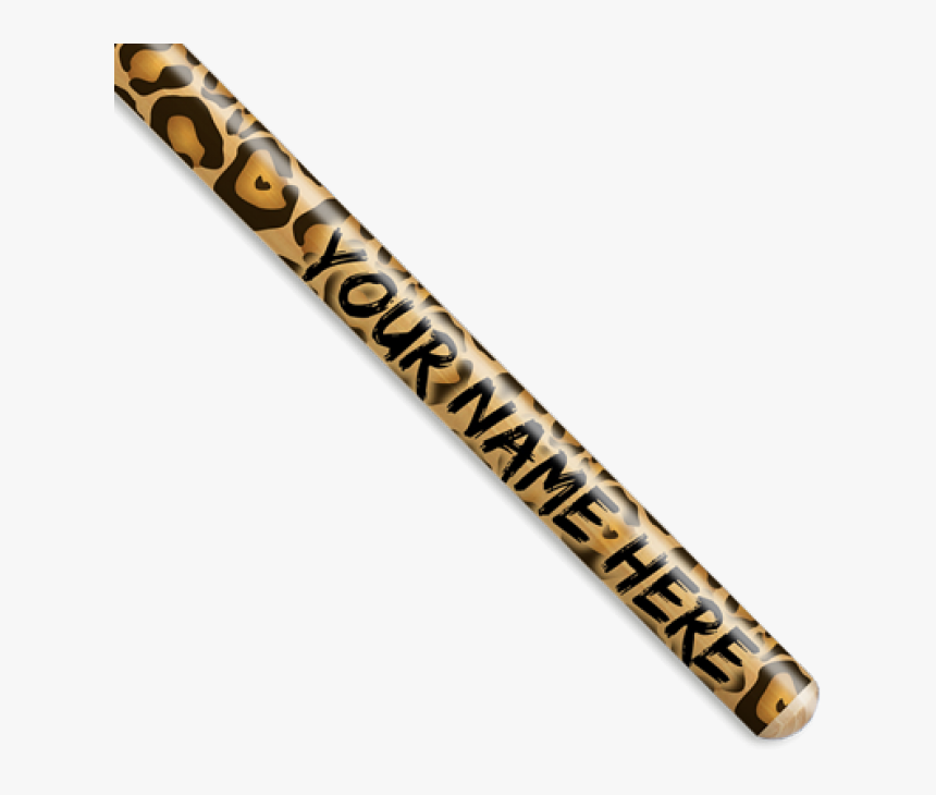 Leopard Print Personalized Drumsticks - Tan, HD Png Download, Free Download