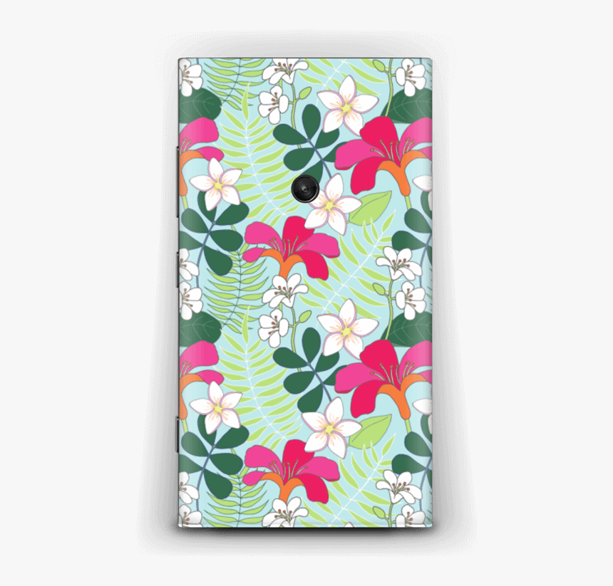 Tropical Flowers Skin Nokia Lumia - Wallet, HD Png Download, Free Download