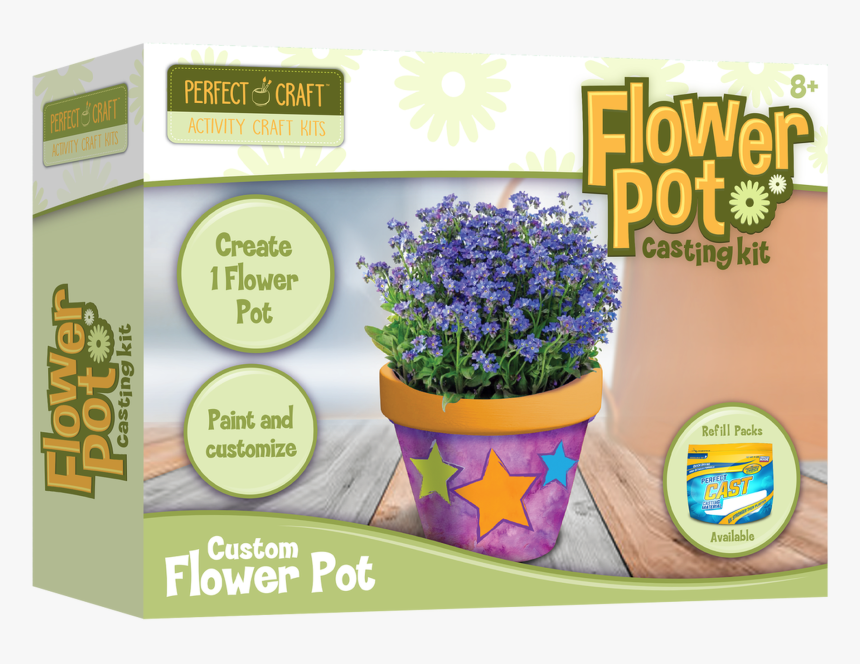 Perfect Flower Pot Casting Kit, HD Png Download, Free Download