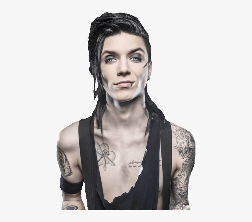 Andy Biersack Smiling - Andy Biersack, HD Png Download, Free Download