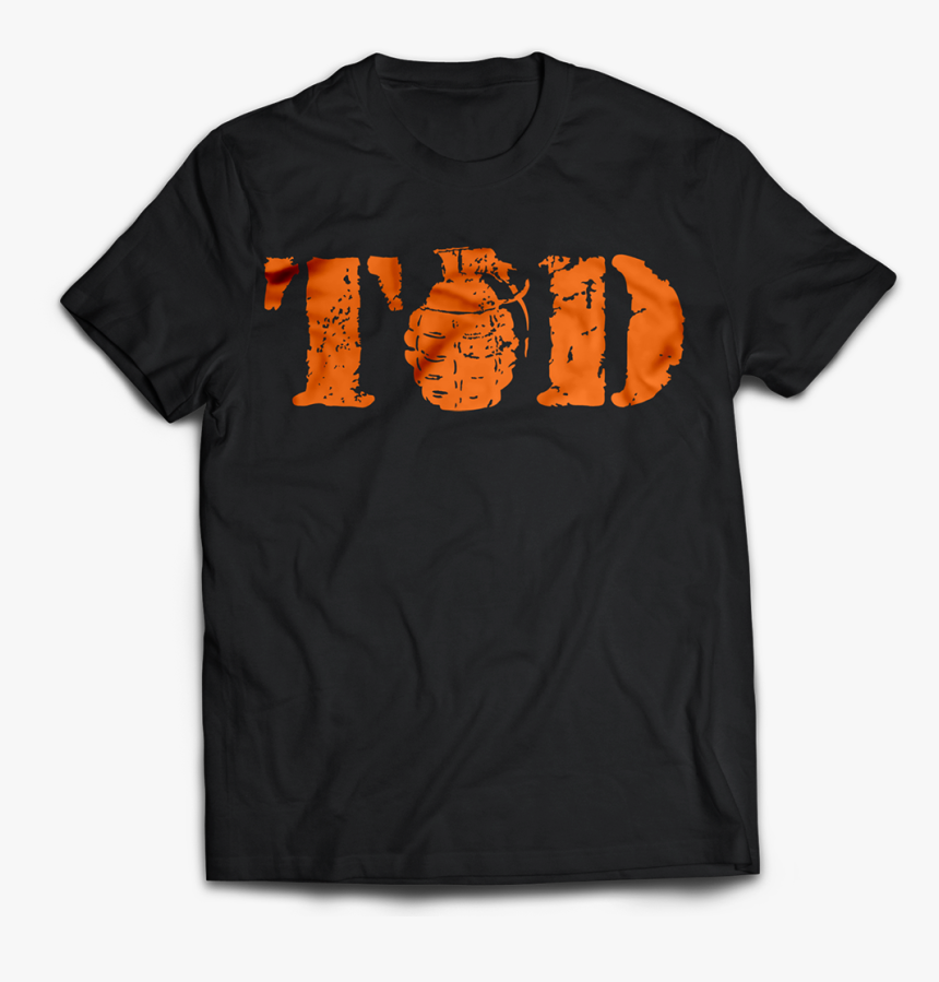 Throwdown "orange Grenade - Throwdown Band Shirt, HD Png Download, Free Download