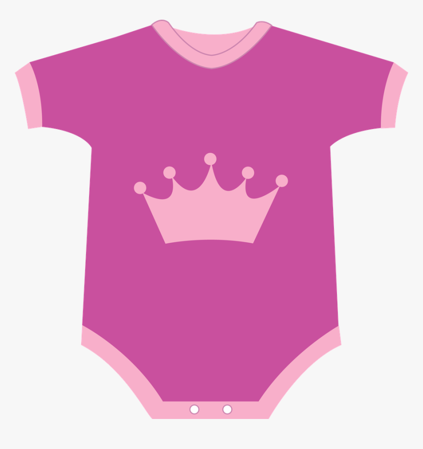 Pink Clipart Baby Onesie - Pink Baby Clothes Clipart, HD Png Download, Free Download
