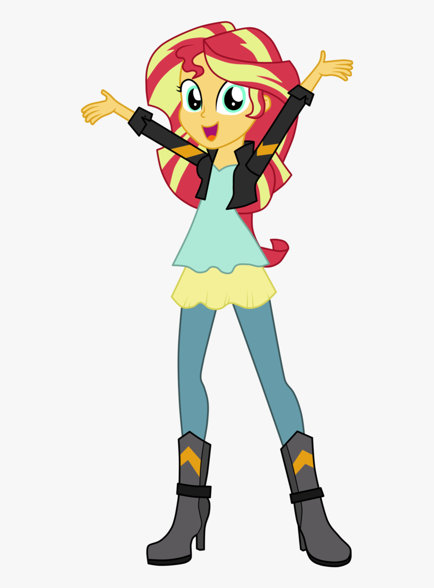 Friendship Through The Ages - Sunset Shimmer Eg Png, Transparent Png, Free Download