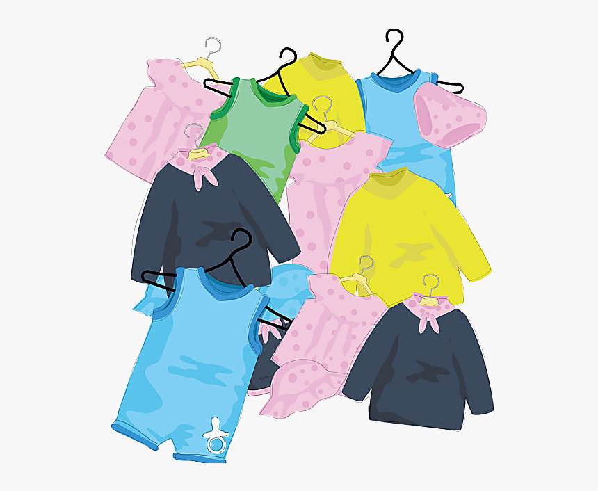 Childrens Clothing Cartoon Dress - Food Clothes And Shelter Clipart, HD ...