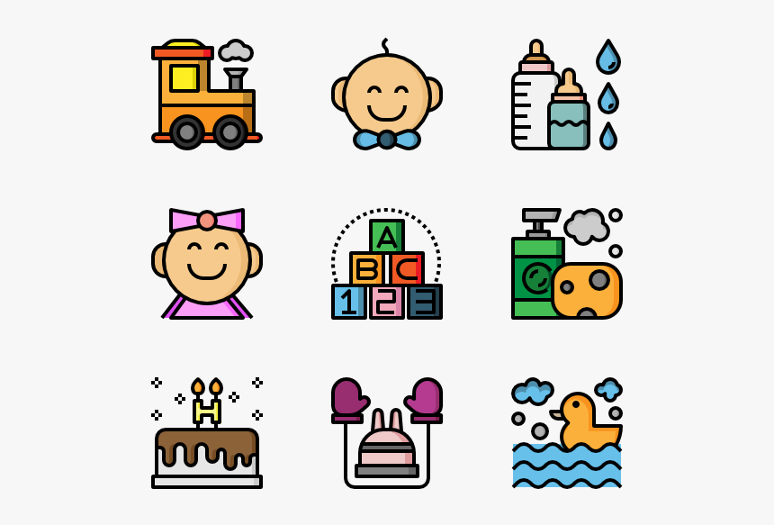 Baby - Amusement Park Icon Transparent, HD Png Download, Free Download