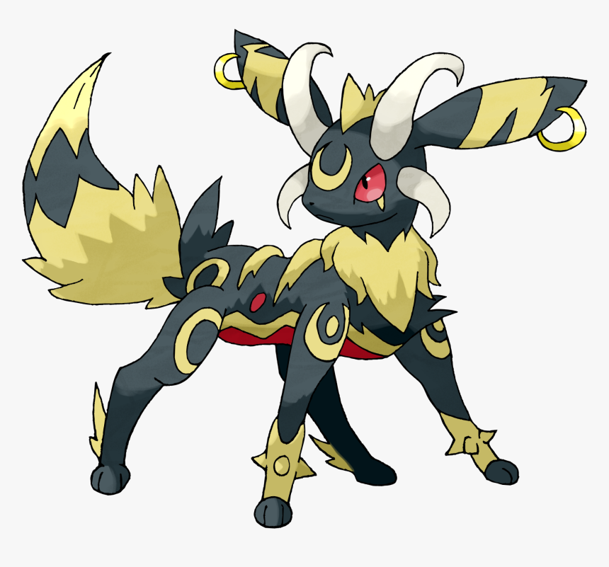 Transparent Umbreon Pokemon Pixel Art - Umbreon Mega Eevee Evolutions, HD Png Download, Free Download