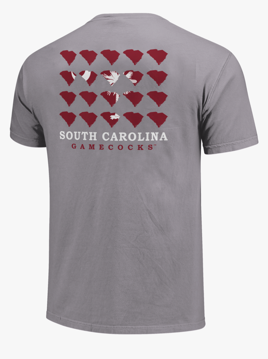 Usc Silhouette State Flag Short Sleeve T Shirt"
 Class="lazyload - Campus Map T Shirt, HD Png Download, Free Download