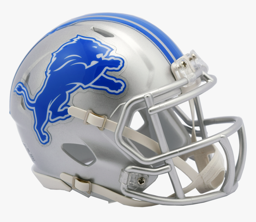 Detroit Lions 2017 Speed Mini Helmet - Detroit Lions Helmet 2019, HD Png Download, Free Download